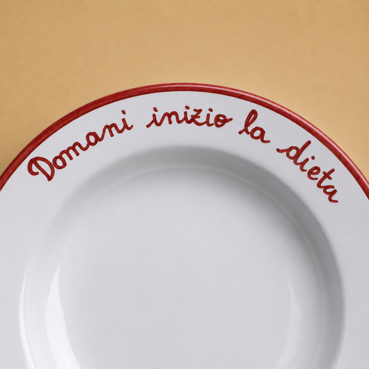 Piatto con testo 2